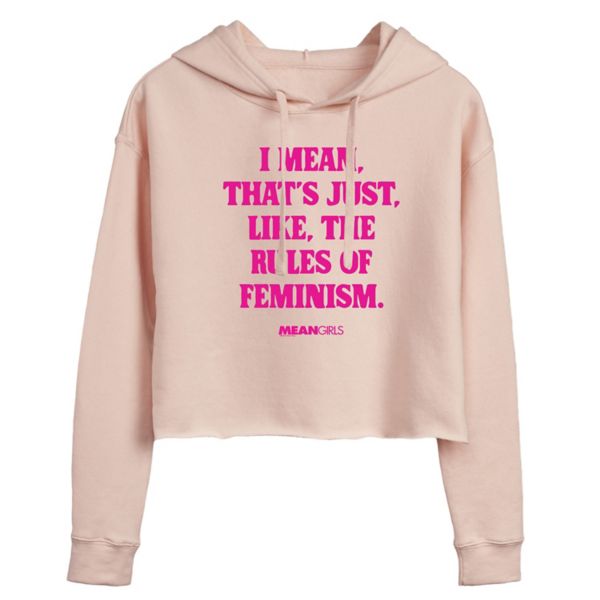 Короткий худи "Правила феминизма для крутых девчонок" Juniors Licensed Character, розовый
Короткий худи "Правила феминизма для крутых девчонок" Juniors Licensed Character, розовый