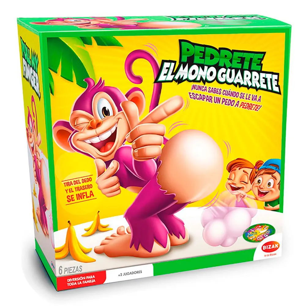 Настольная игра Bizak Pedrete El Mono Guarrete, мультиколор
Настольная игра Bizak Pedrete El Mono Guarrete, мультиколор