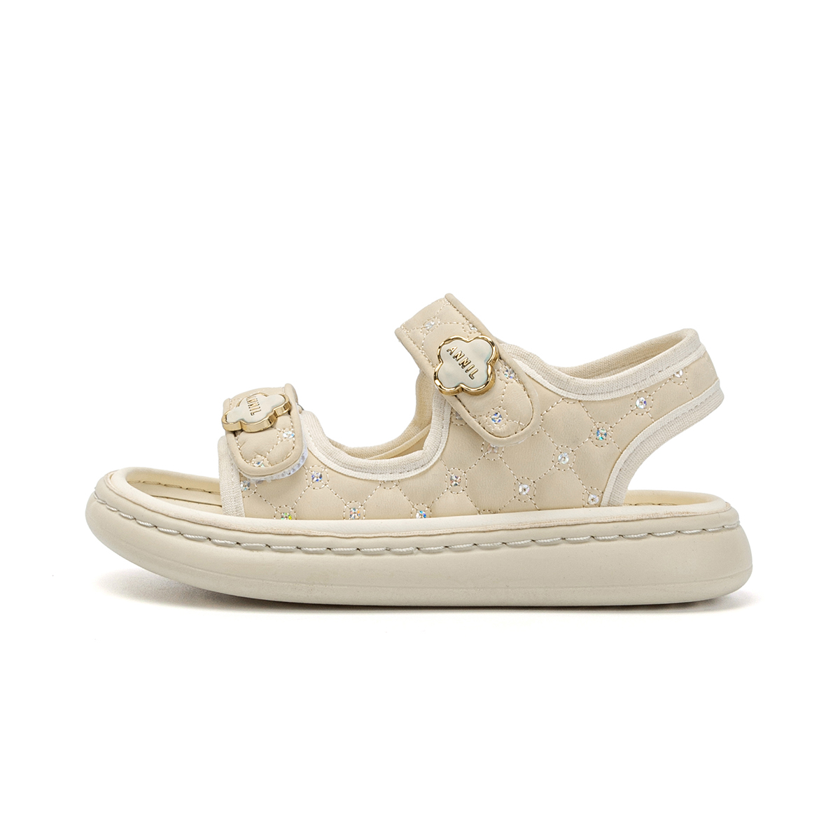 Детские сандалии с противоскользящей подошвой, устойчивые к истиранию Annil, бежевый
Детские сандалии с противоскользящей подошвой, устойчивые к истиранию Annil, бежевый