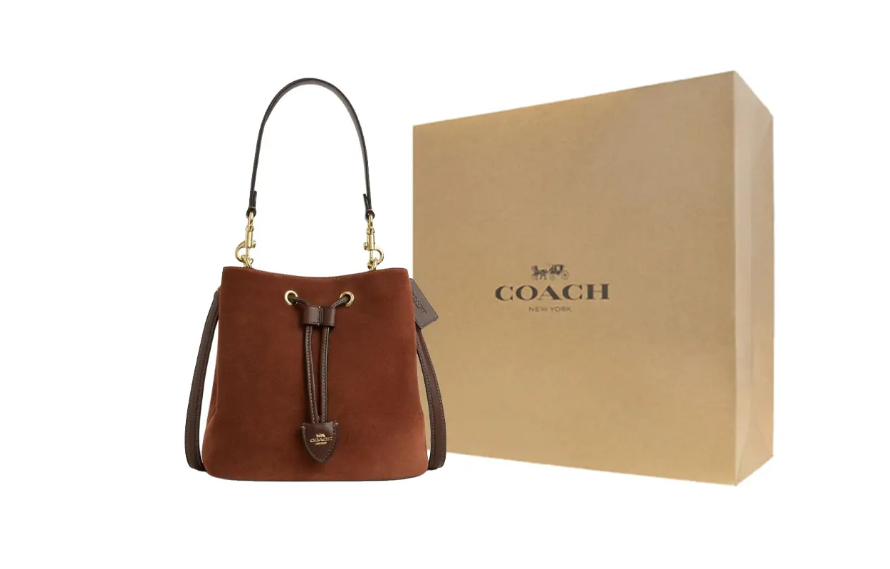 COACH Сумка ведро из кожи коровы Роуэн
COACH Сумка ведро из кожи коровы Роуэн