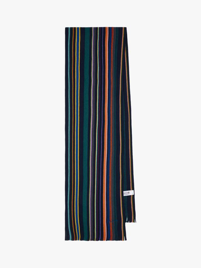 Шарф из мериносовой шерсти в полоску Paul Smith
Шарф из мериносовой шерсти в полоску Paul Smith