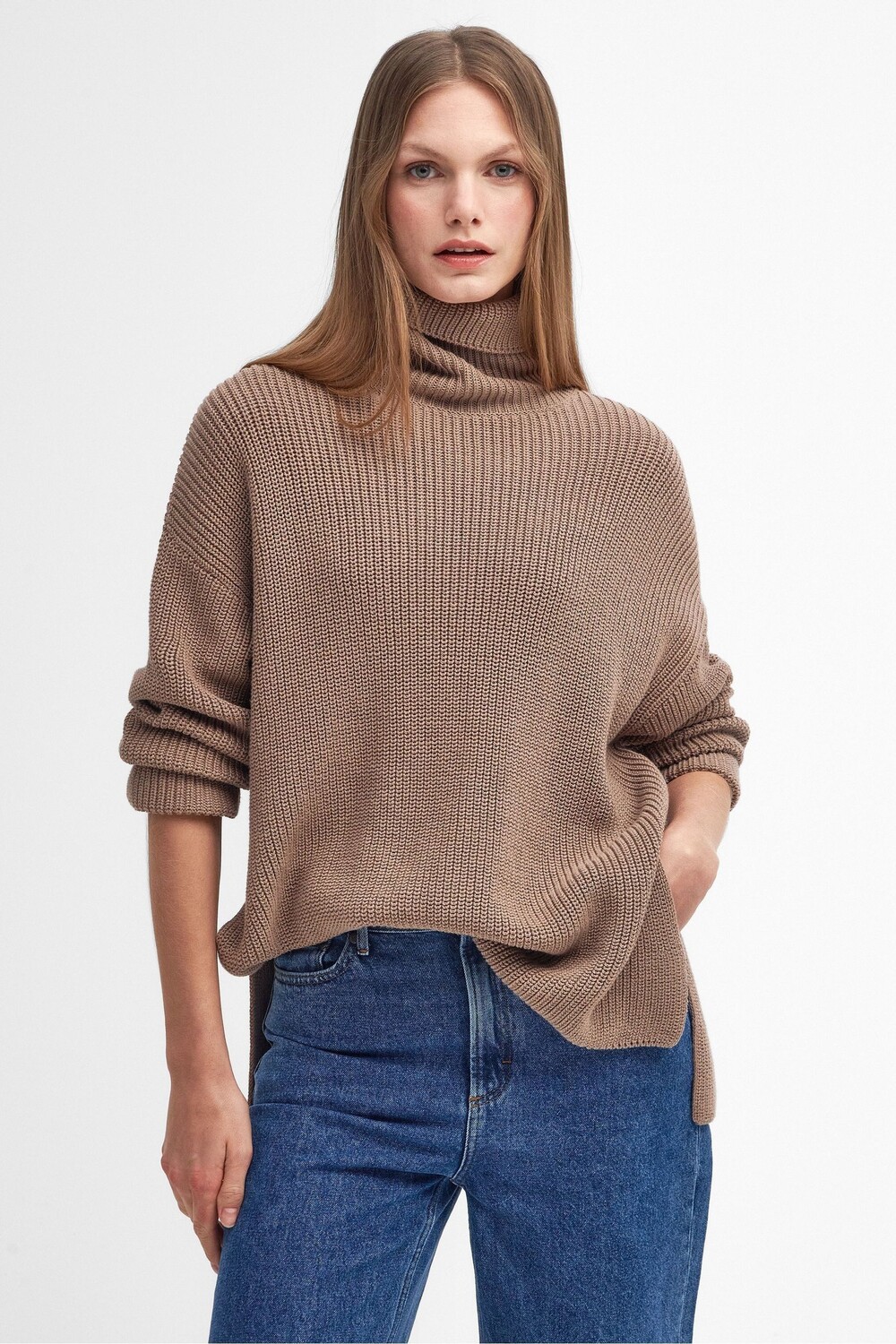 100% хлопок, вязаный жакет из смеси шерсти и трикотажа Barbour, бежевый
100% хлопок, вязаный жакет из смеси шерсти и трикотажа Barbour, бежевый