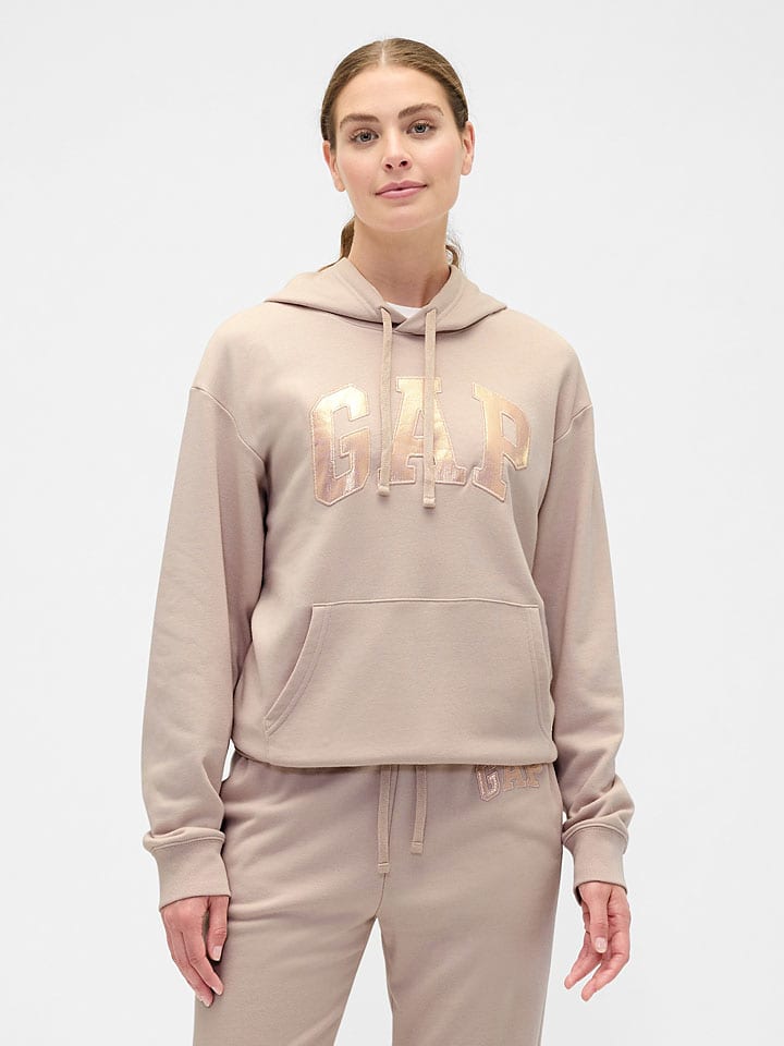 Бежевая толстовка с капюшоном GAP
Бежевая толстовка с капюшоном GAP