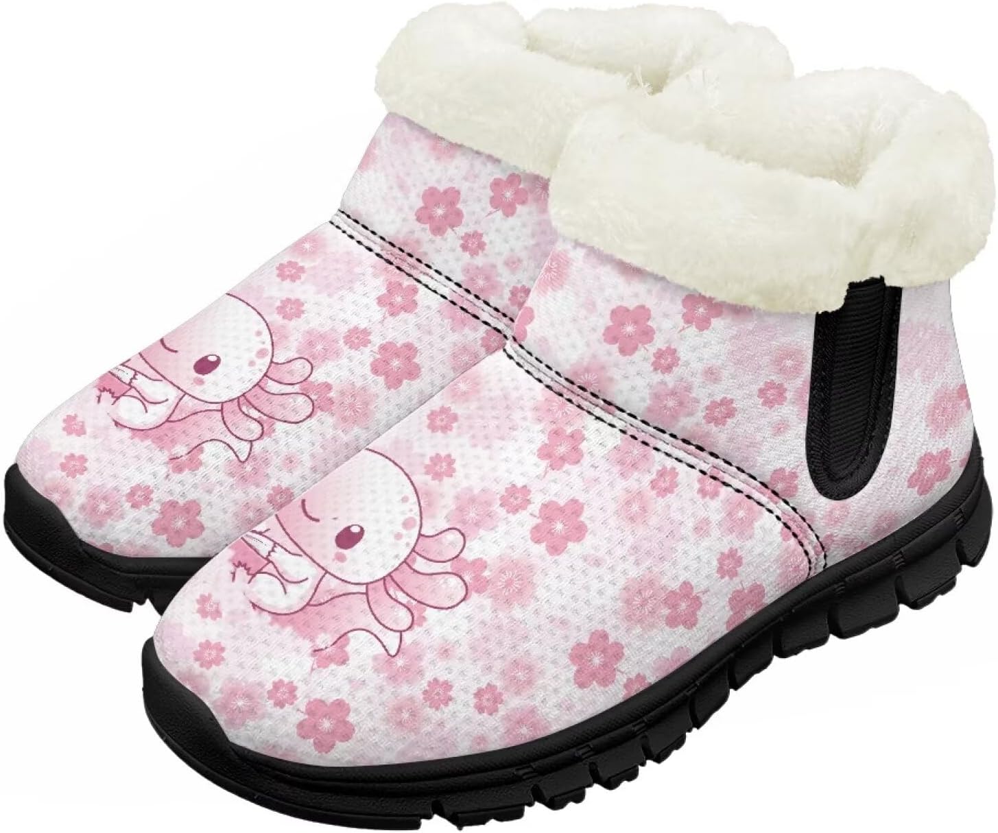 Детские зимние ботинки Chririnla для девочек и мальчиков, нескользящие, с меховой подкладкой, теплые, для улицы, легкие в надевании и снятии, Cherry Blossom Axolotl
Детские зимние ботинки Chririnla для девочек и мальчиков, нескользящие, с меховой подкладкой, теплые, для улицы, легкие в надевании и снятии, Cherry Blossom Axolotl