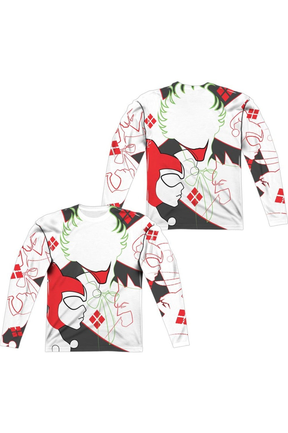 Футболка с длинным рукавом из полиэстера для взрослых с принтом DC Comics Joker/Harley Inline (спереди/сзади) Gildan, белый
Футболка с длинным рукавом из полиэстера для взрослых с принтом DC Comics Joker/Harley Inline (спереди/сзади) Gildan, белый