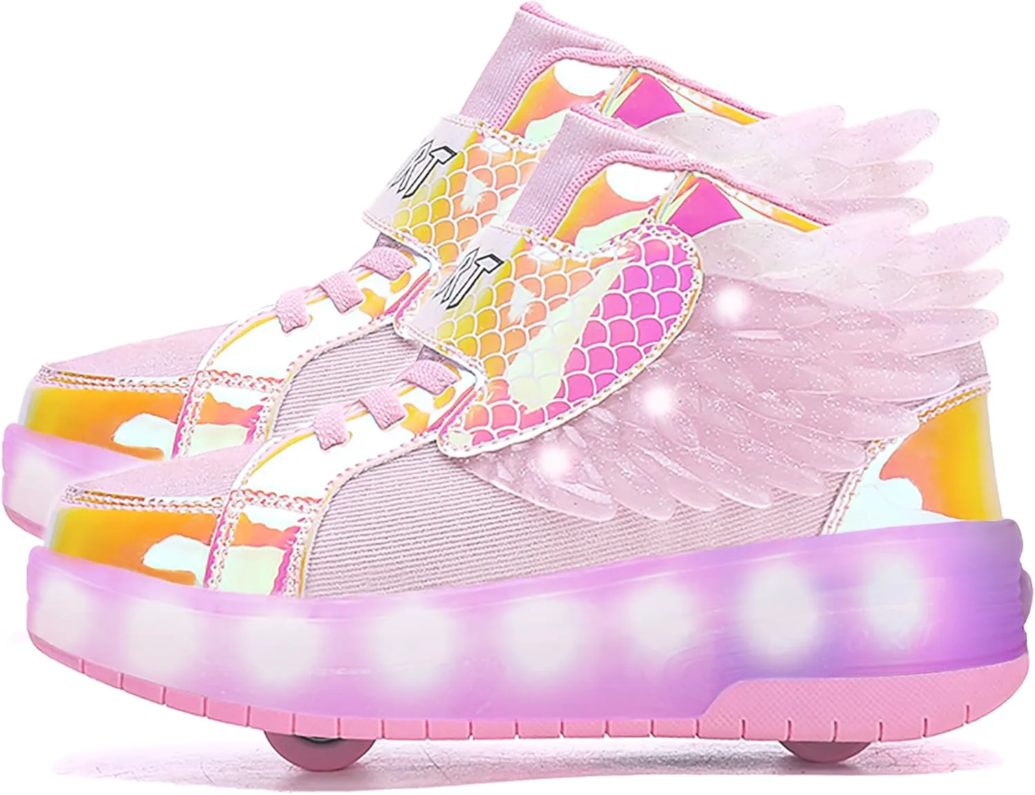 Детские роликовые кроссовки Aikuass с USB-подзарядкой и светящейся LED-подсветкой для мальчиков и девочек, розовый
Детские роликовые кроссовки Aikuass с USB-подзарядкой и светящейся LED-подсветкой для мальчиков и девочек, розовый