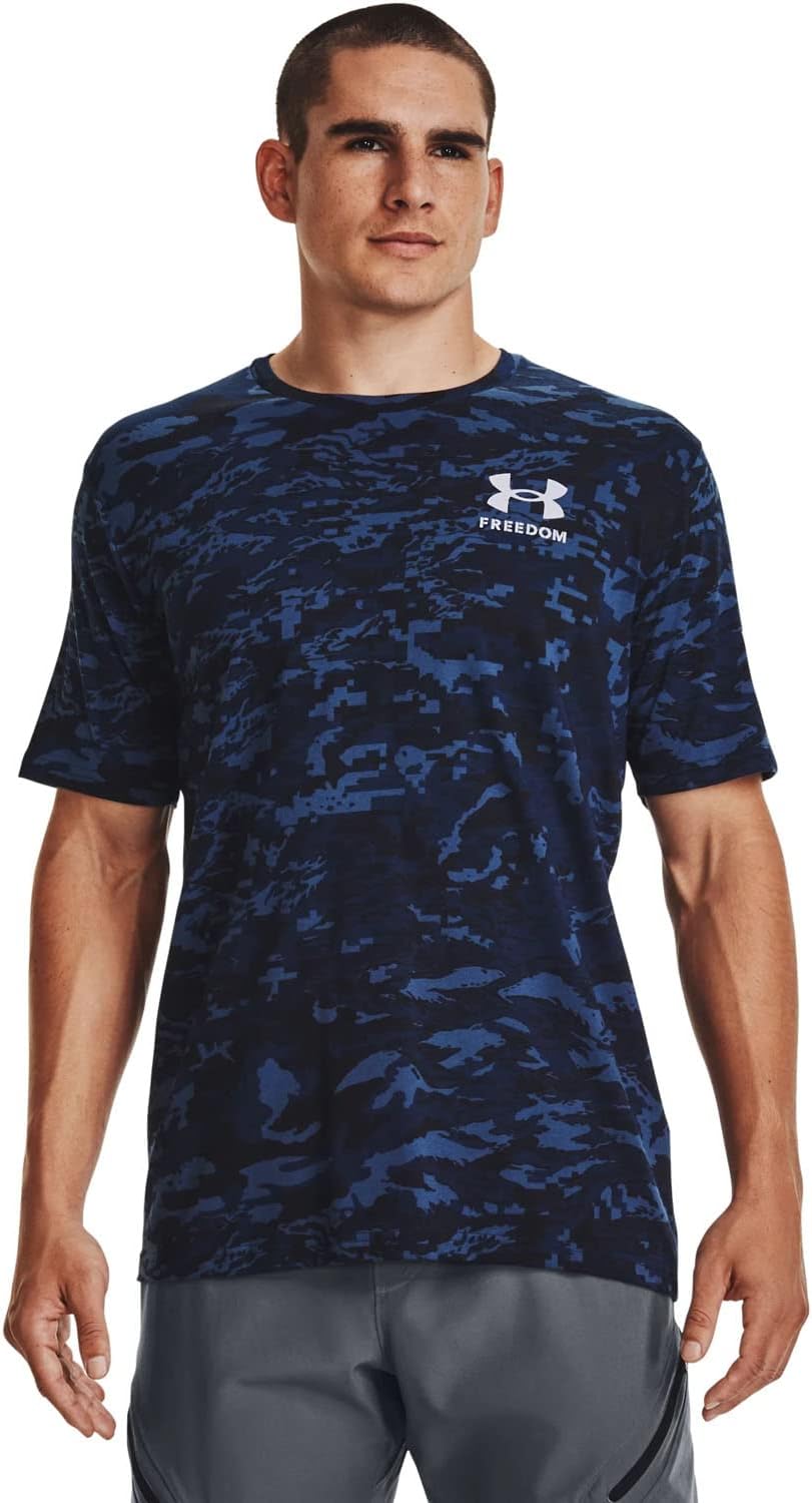Новая мужская камуфляжная футболка Freedom от Under Armour, Academy-Mod Gray, Хаки, Новая мужская камуфляжная футболка Freedom от Under Armour, Academy-Mod Gray
Новая мужская камуфляжная футболка Freedom от Under Armour, Academy-Mod Gray, Хаки, Новая мужская камуфляжная футболка Freedom от Under Armour, Academy-Mod Gray
