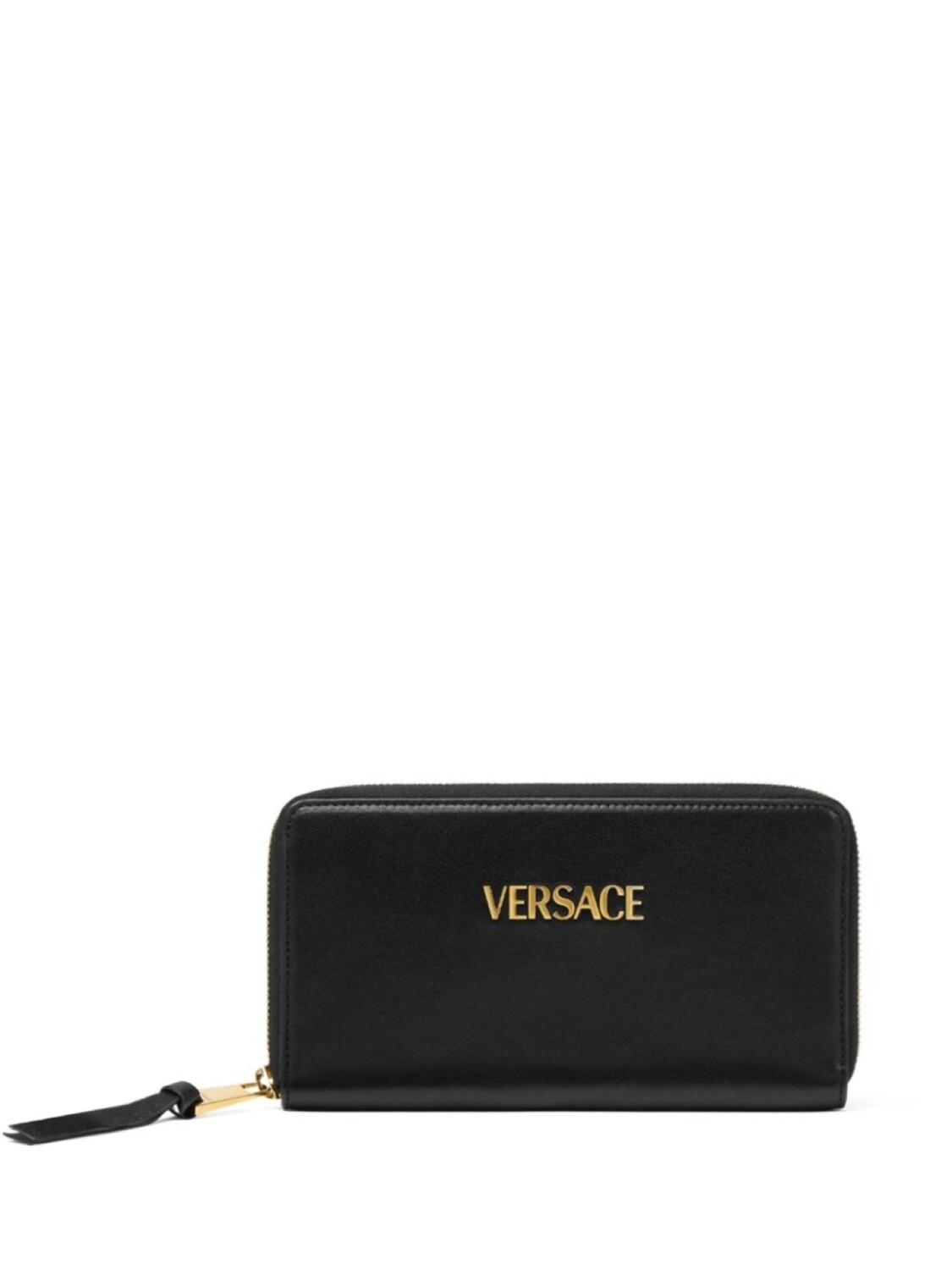 Кошелек с логотипом Versace, черный
Кошелек с логотипом Versace, черный