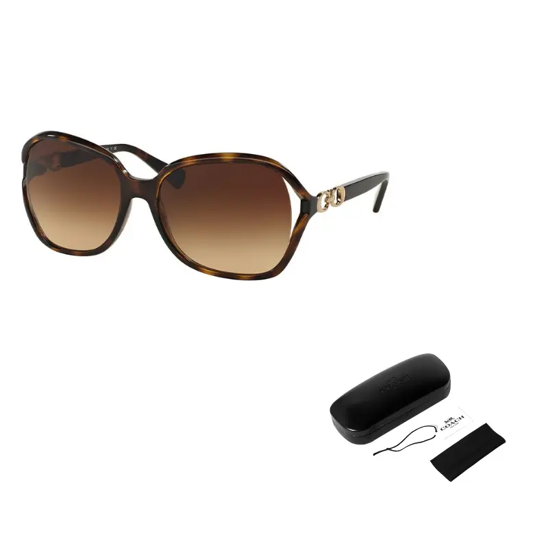 COACH Спортивные солнцезащитные очки женские овальные, Coffee
COACH Спортивные солнцезащитные очки женские овальные, Coffee