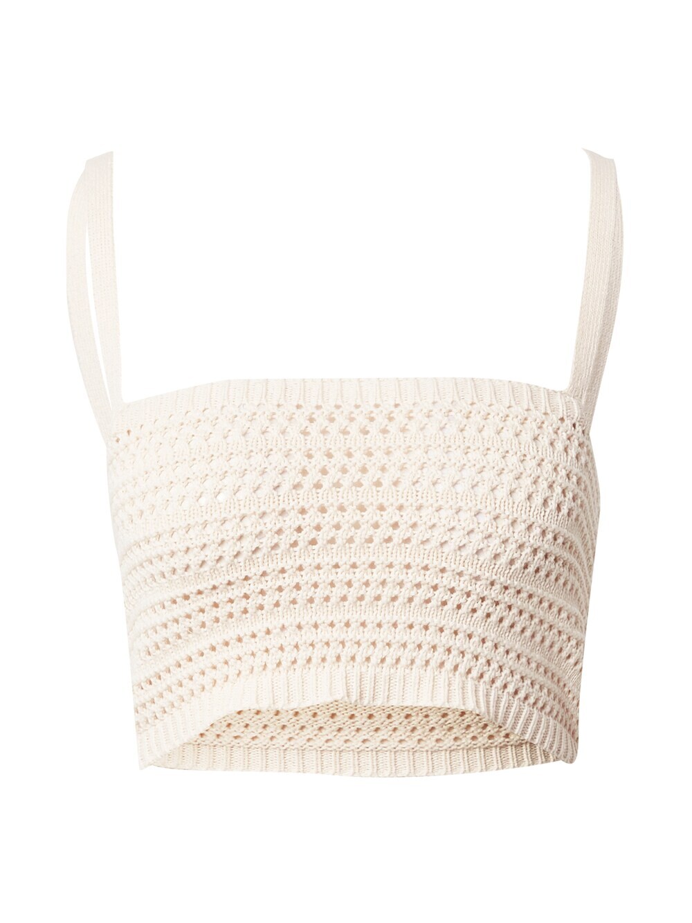 Вязаный топ A LOT LESS Lumi, бежевый 
Вязаный топ A LOT LESS Lumi, бежевый