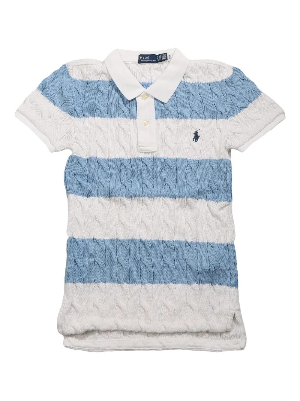 Полосатая рубашка-поло из трикотажа с косами POLO RALPH LAUREN, белый
Полосатая рубашка-поло из трикотажа с косами POLO RALPH LAUREN, белый
