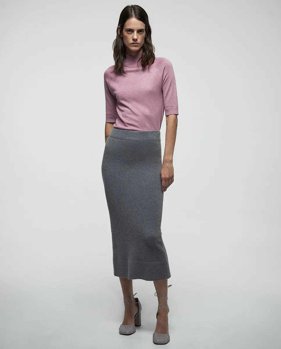 Миди-юбка мягкая Sfera, серый
Миди-юбка мягкая Sfera, серый