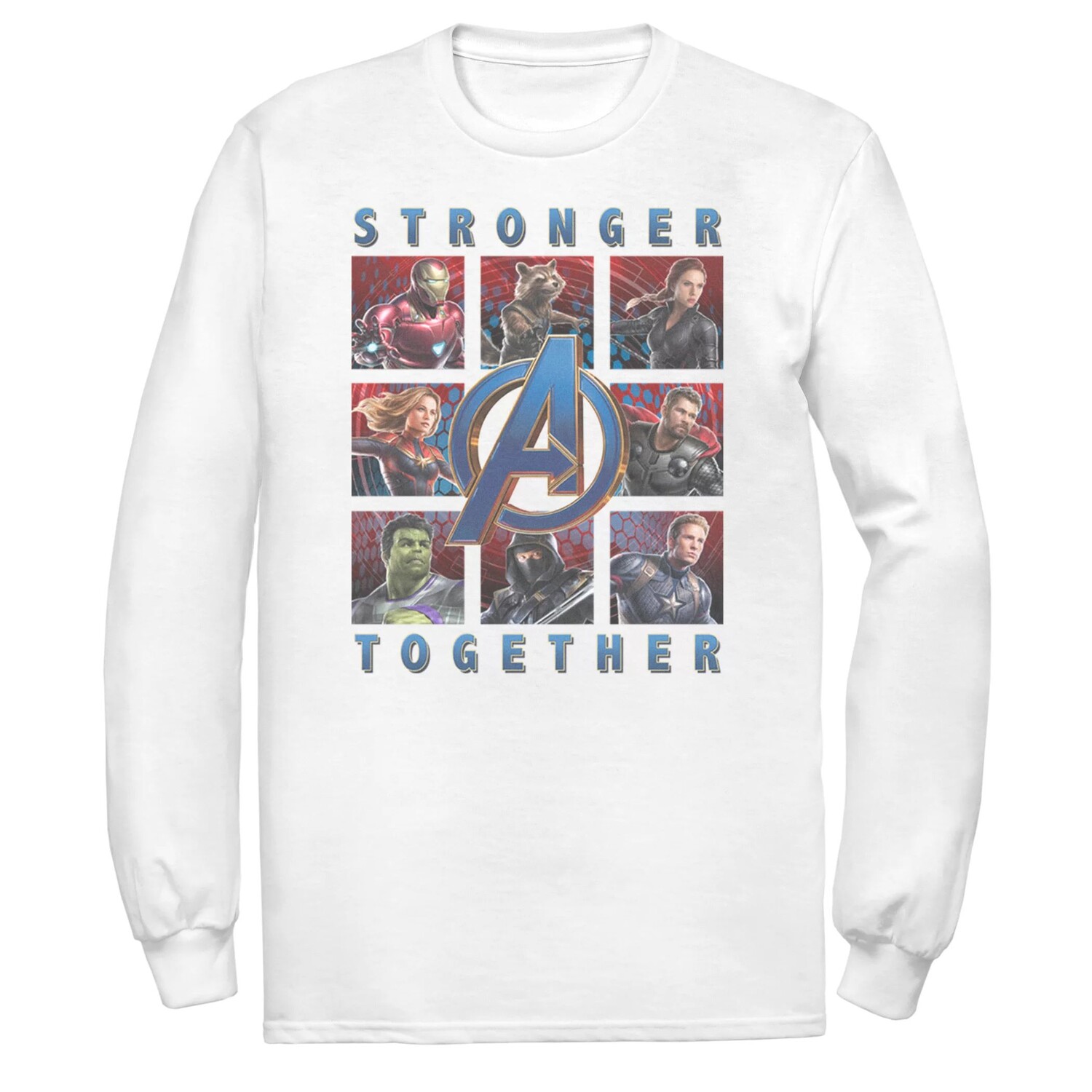 Мужская футболка с плакатом Marvel Avengers Endgame Stronger Together Licensed Character 
Мужская футболка с плакатом Marvel Avengers Endgame Stronger Together Licensed Character