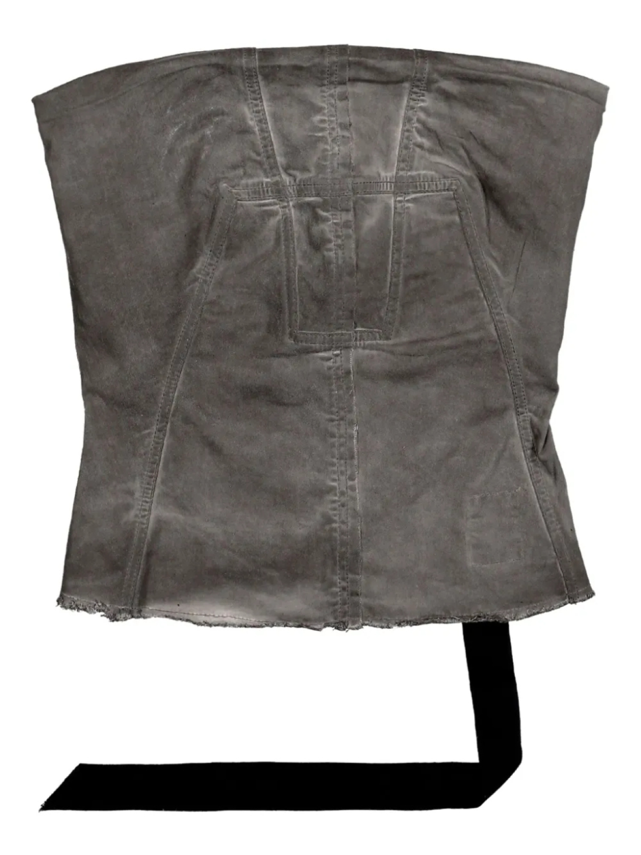 Топ-бюстье Rick Owens DRKSHDW, серый 
Топ-бюстье Rick Owens DRKSHDW, серый