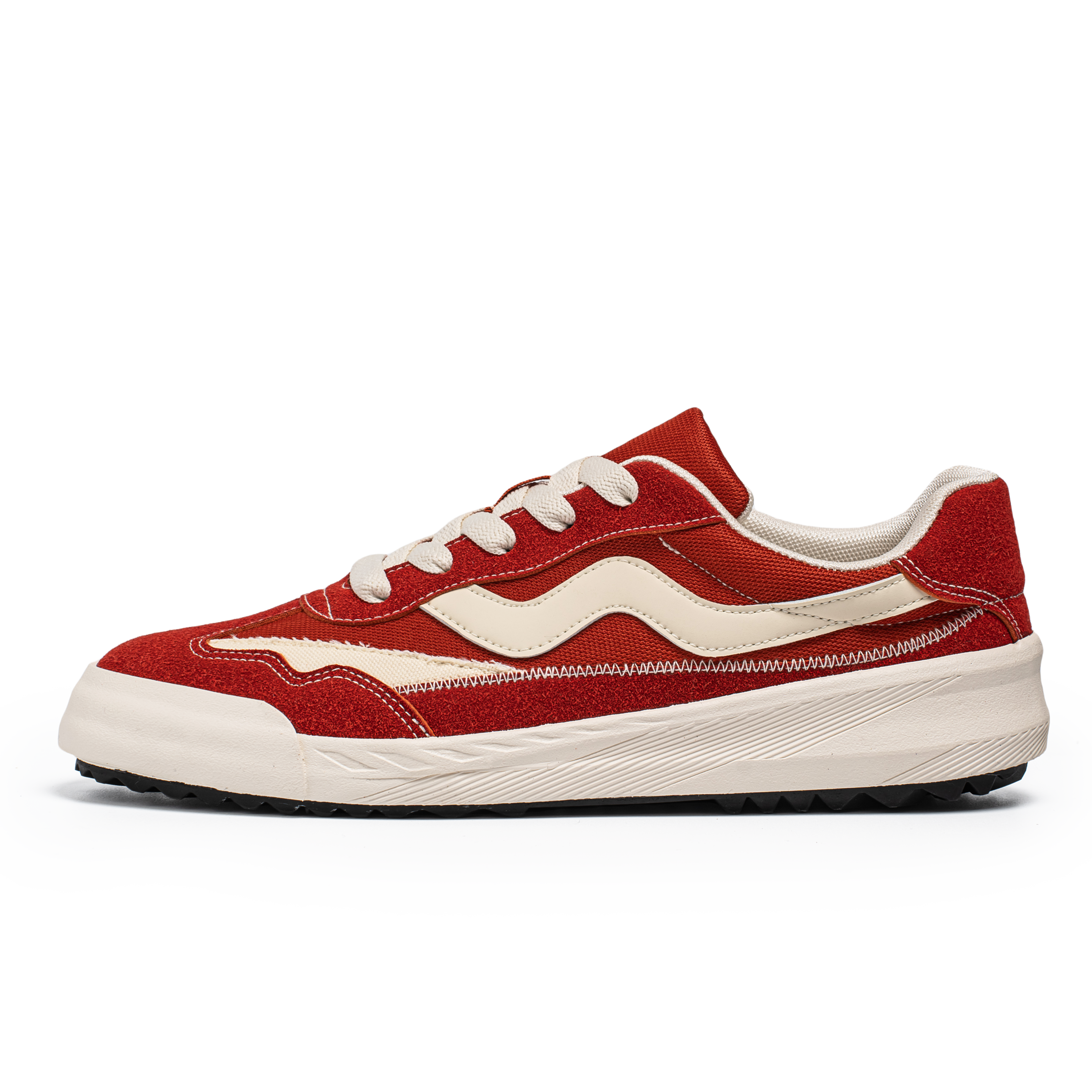 Детские скейтерские кроссовки для подростков Wooden Rabbit, красный 
Детские скейтерские кроссовки для подростков Wooden Rabbit, красный