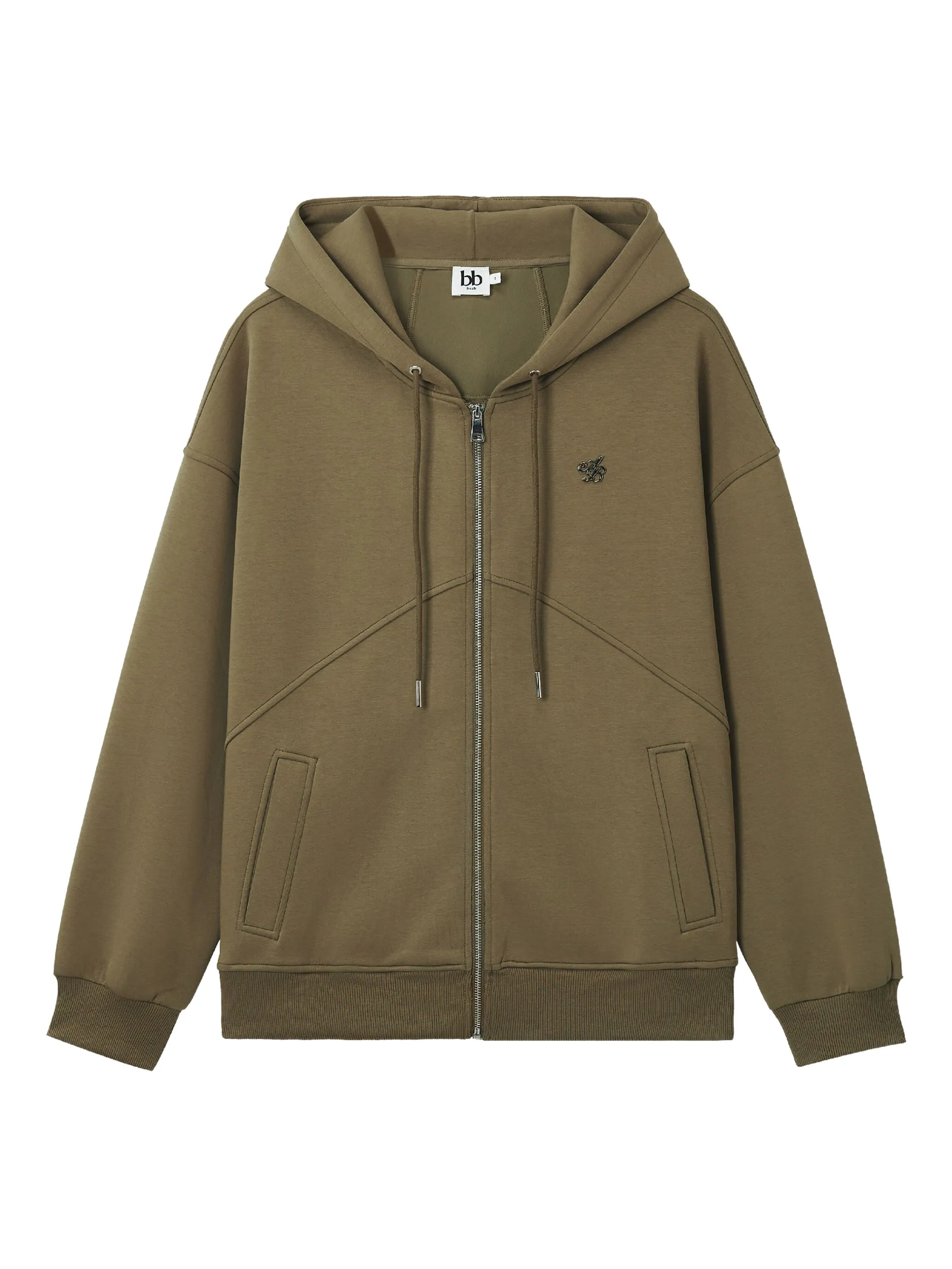 Худи на молнии с логотипом B+Ab, зеленый
Худи на молнии с логотипом B+Ab, зеленый