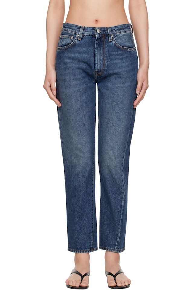 Джинсы с перекрученным швом Toteme, синий
Джинсы с перекрученным швом Toteme, синий