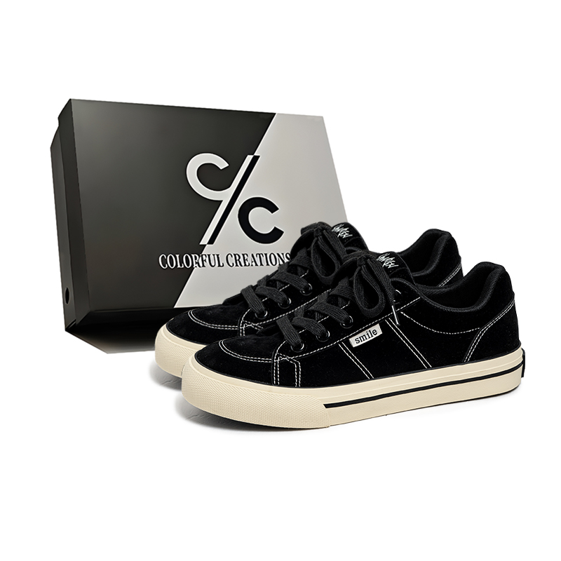 Кроссовки для скейтбординга мужские, низкие, черные/верблюжьи/армейско-зеленые Colorful Creations, Black
Кроссовки для скейтбординга мужские, низкие, черные/верблюжьи/армейско-зеленые Colorful Creations, Black