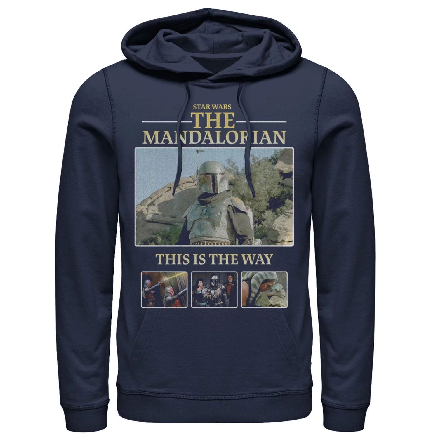 Мужская толстовка с капюшоном «Звездные войны: Мандалорец This Is The Way Allies» с портретными вставками Licensed Character
Мужская толстовка с капюшоном «Звездные войны: Мандалорец This Is The Way Allies» с портретными вставками Licensed Character
