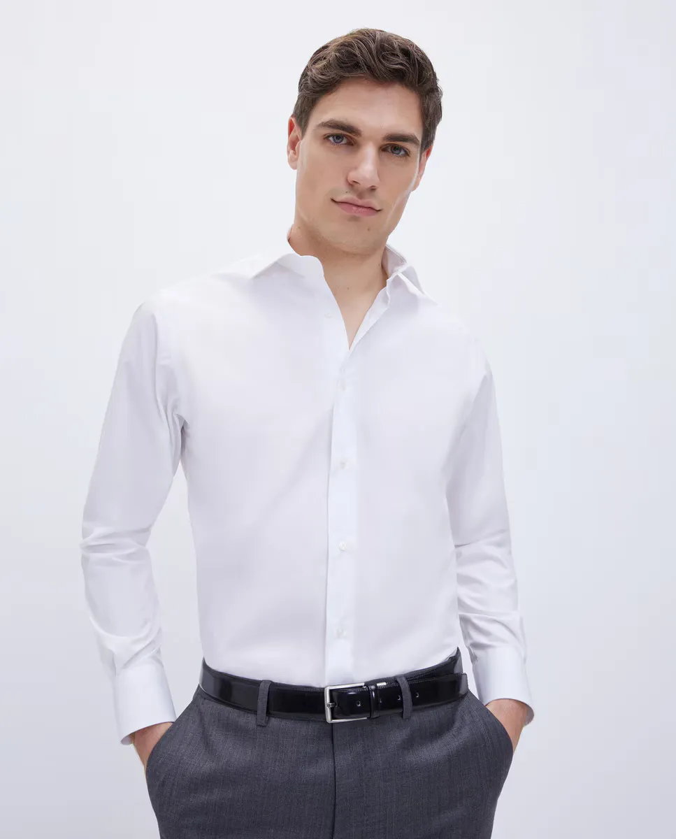 Мужская классическая рубашка классического кроя без утюга Emidio Tucci, белый
Мужская классическая рубашка классического кроя без утюга Emidio Tucci, белый