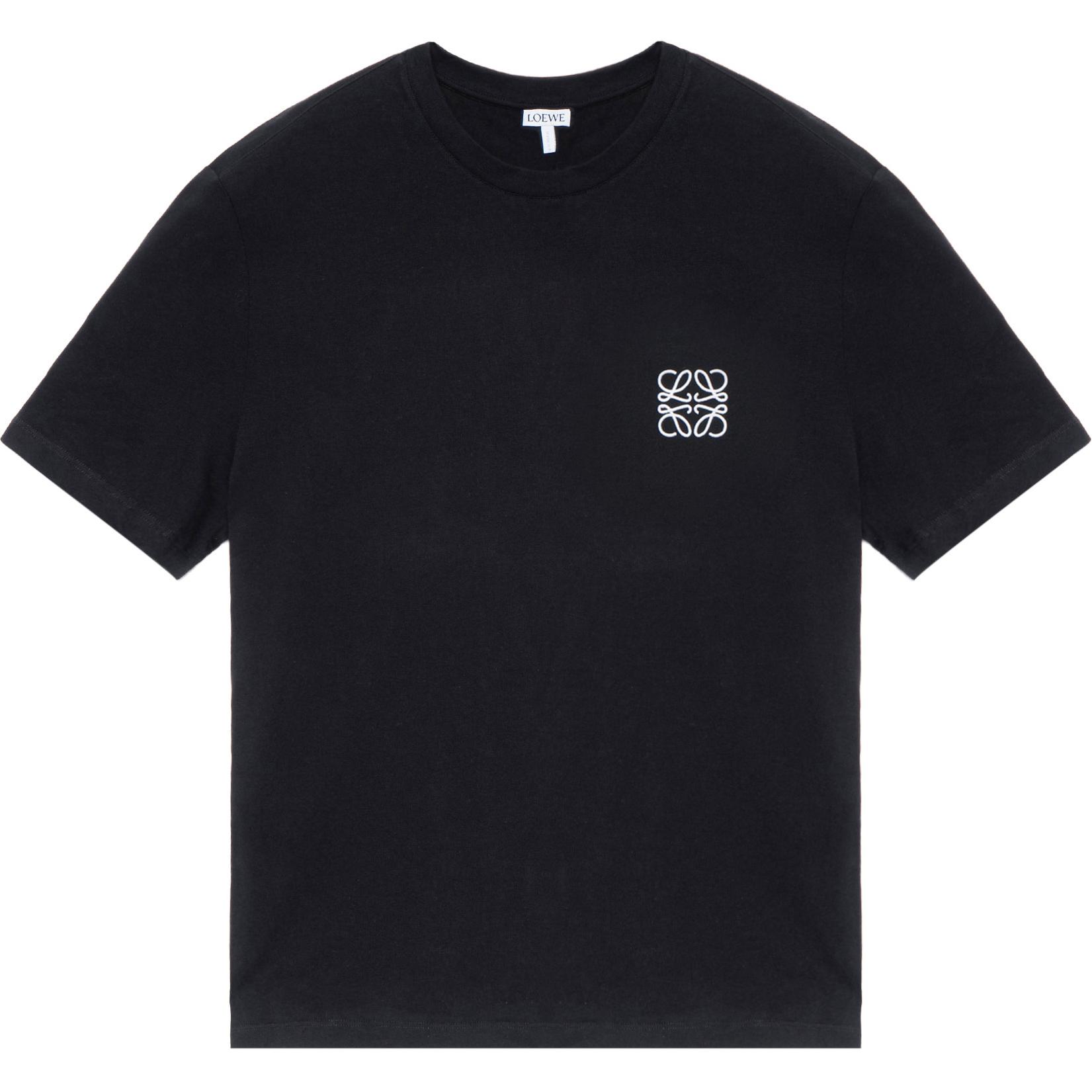Футболка с вышитым логотипом LOEWE, черная
Футболка с вышитым логотипом LOEWE, черная