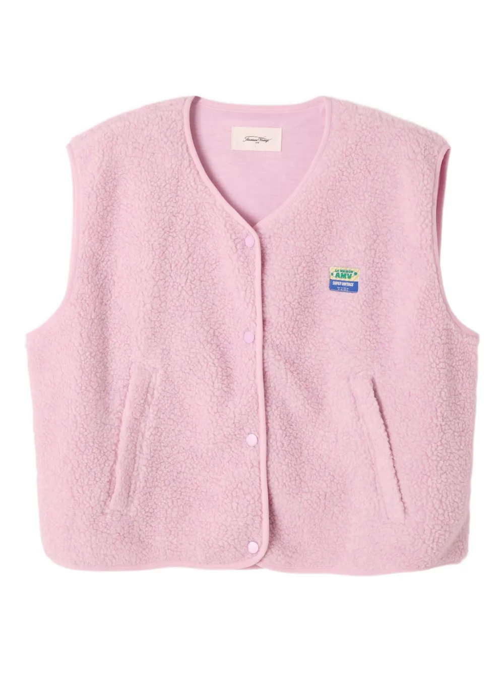 Жилет hoktown из шерпы с нашивкой American Vintage, розовый
Жилет hoktown из шерпы с нашивкой American Vintage, розовый
