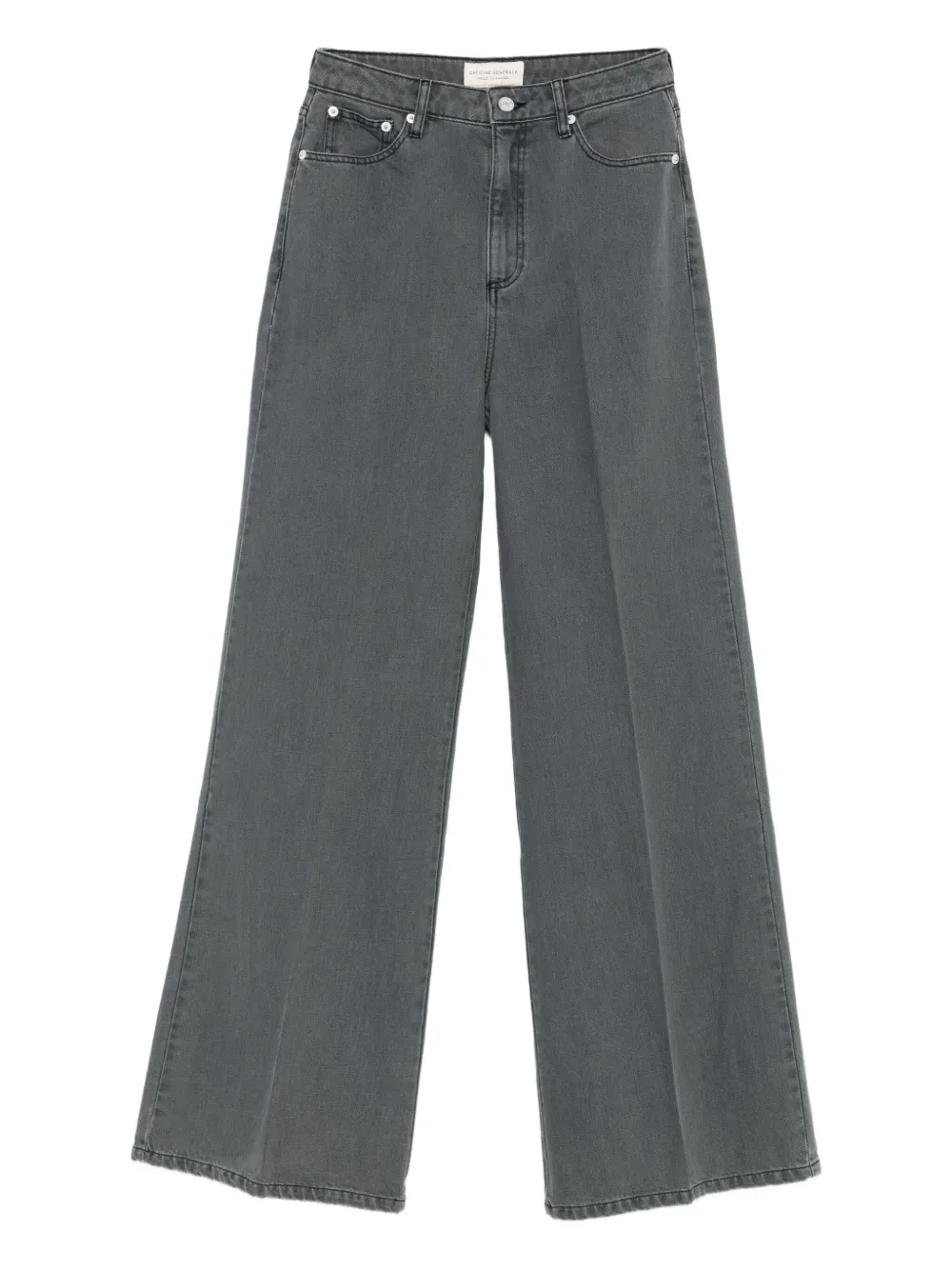 Джинсы Romy с выцветшими широкими штанинами Officine Generale, черный
Джинсы Romy с выцветшими широкими штанинами Officine Generale, черный
