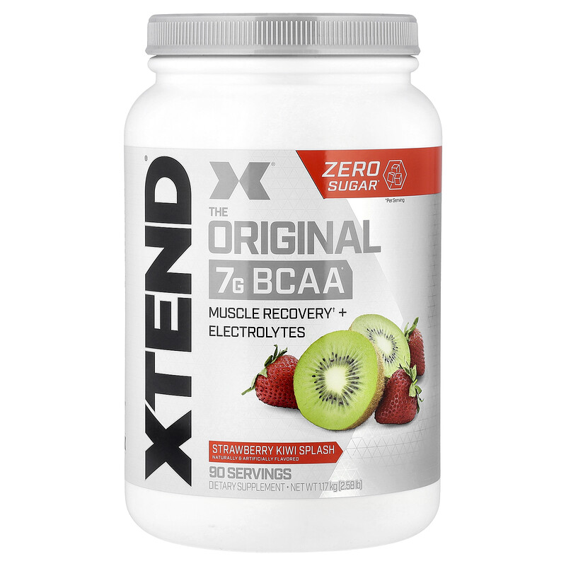 XTEND, The Original, 7 г аминокислот с разветвленной цепью (BCAA), со вкусом клубники и киви, 1,26 кг (2,78 фунта)
XTEND, The Original, 7 г аминокислот с разветвленной цепью (BCAA), со вкусом клубники и киви, 1,26 кг (2,78 фунта)