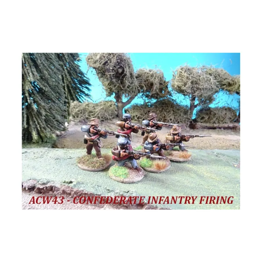 Пехотная стрельба, American Civil War - Confederate Army (28mm)
Пехотная стрельба, American Civil War - Confederate Army (28mm)