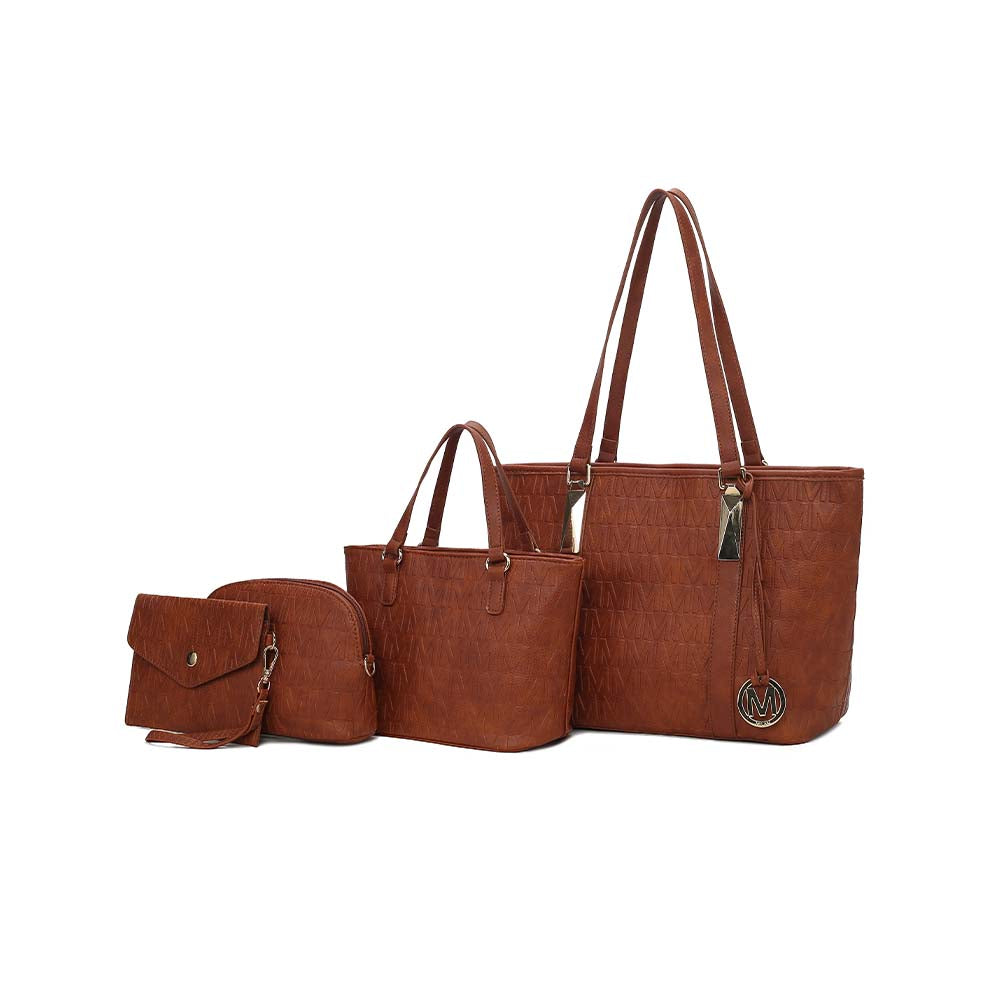 Сумка-тоут Arya Signature, мини-сумка, чехол и браслет от Mia K MKF Collection By Mia K., коричневый
Сумка-тоут Arya Signature, мини-сумка, чехол и браслет от Mia K MKF Collection By Mia K., коричневый