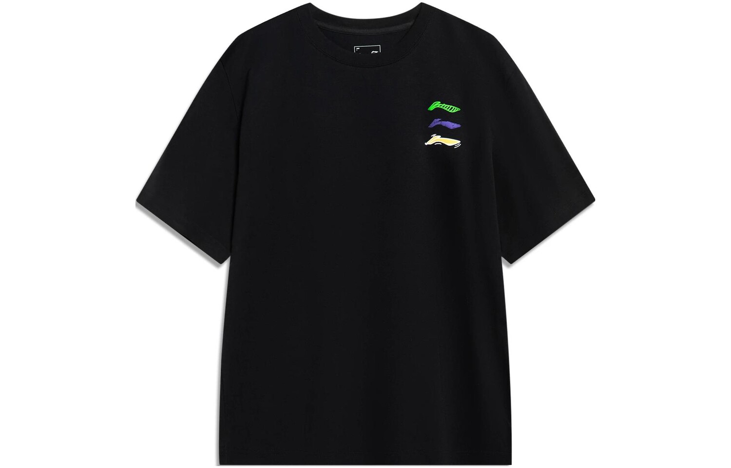 Li Ning Футболка унисекс с подкладкой, Черный
Li Ning Футболка унисекс с подкладкой, Черный