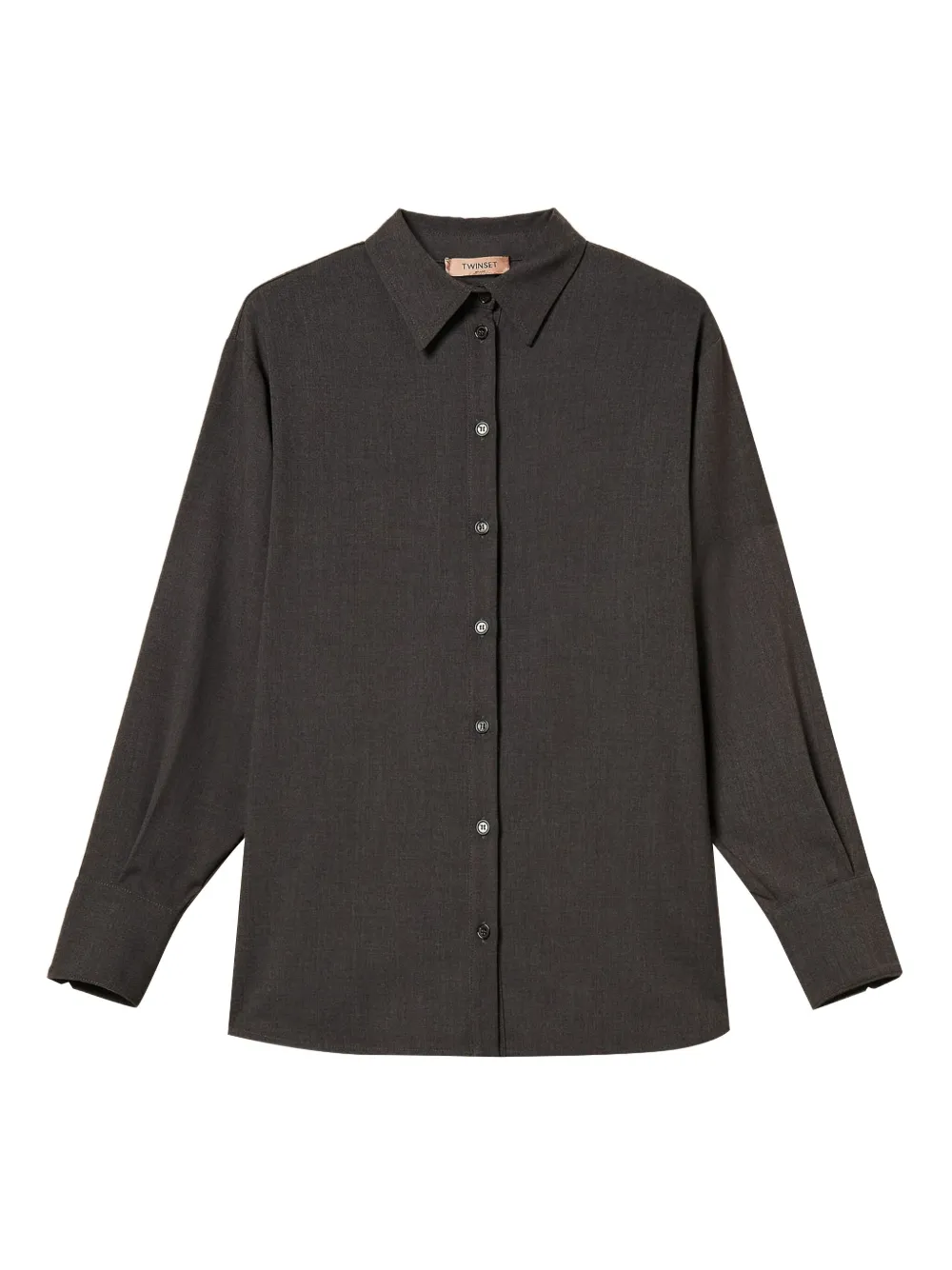 Рубашка на пуговицах TWINSET, серый
Рубашка на пуговицах TWINSET, серый