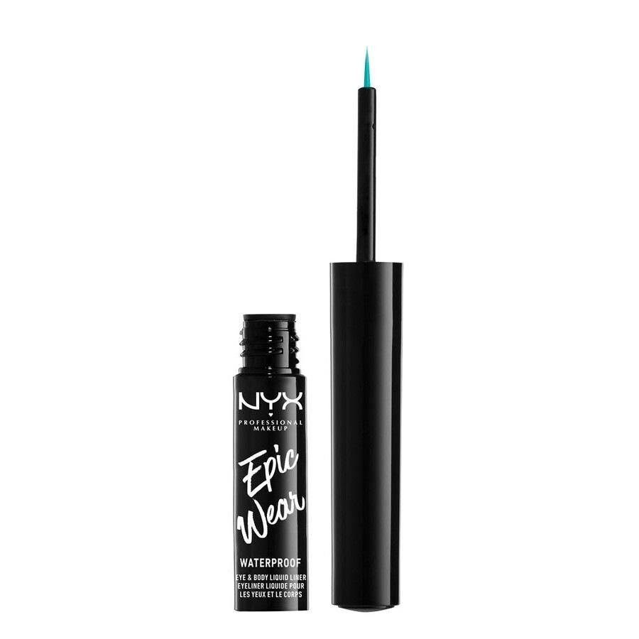 Подводка для глаз epic wear metallic liquid liner Nyx Professional Makeup, teal metal, объем 3.5 мл
Подводка для глаз epic wear metallic liquid liner Nyx Professional Makeup, teal metal, объем 3.5 мл