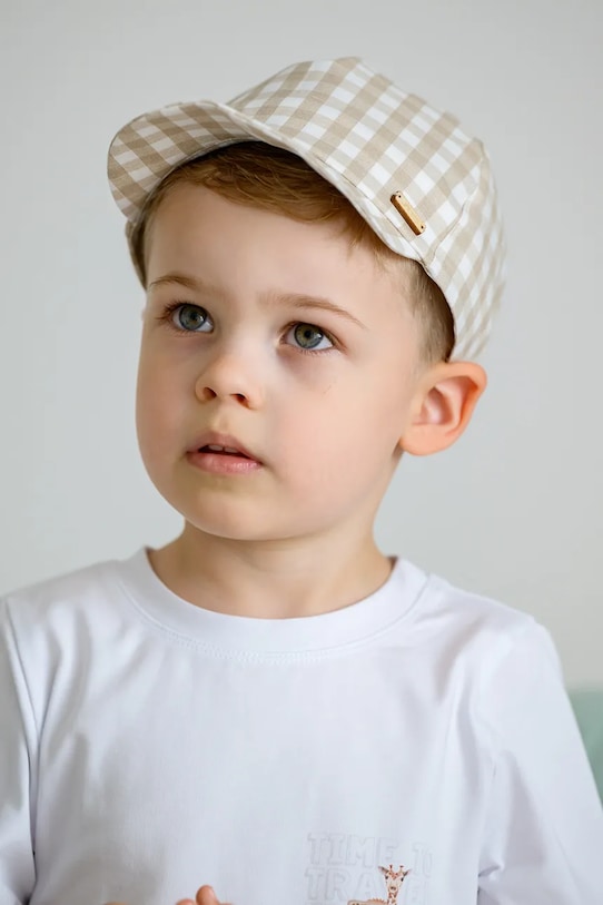 Детская льняная кепка с козырьком ASLAN Jamiks, бежевый
Детская льняная кепка с козырьком ASLAN Jamiks, бежевый