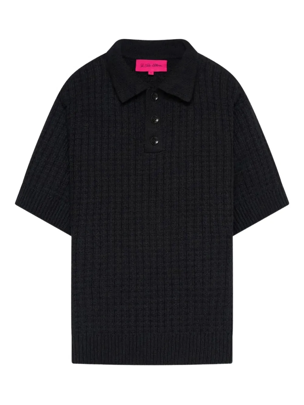 Текстурированная рубашка-поло The Elder Statesman, черный
Текстурированная рубашка-поло The Elder Statesman, черный