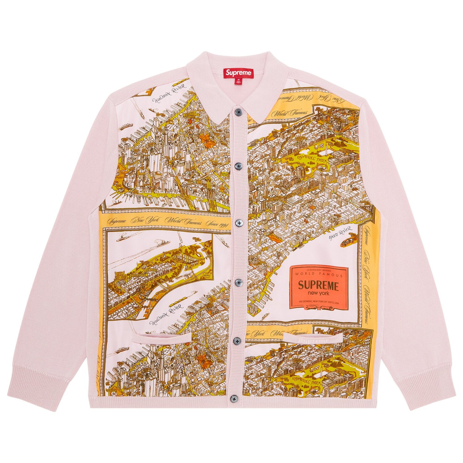 Кардиган Supreme Silk Map, цвет Розовый
Кардиган Supreme Silk Map, цвет Розовый