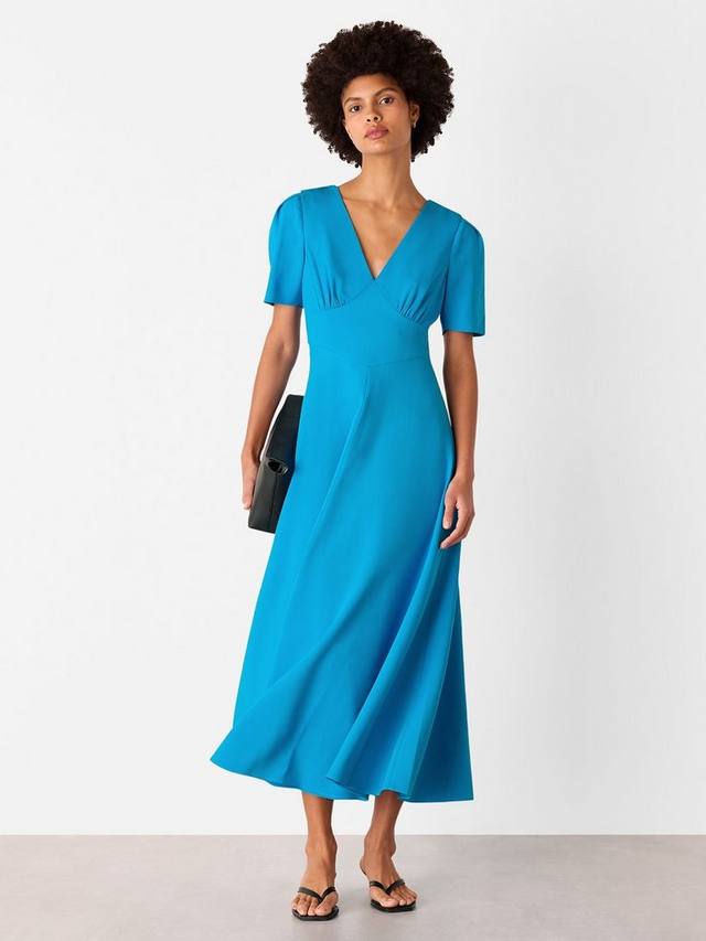 Платье с V-образным вырезом и панельными деталями Whistles, Blue
Платье с V-образным вырезом и панельными деталями Whistles, Blue