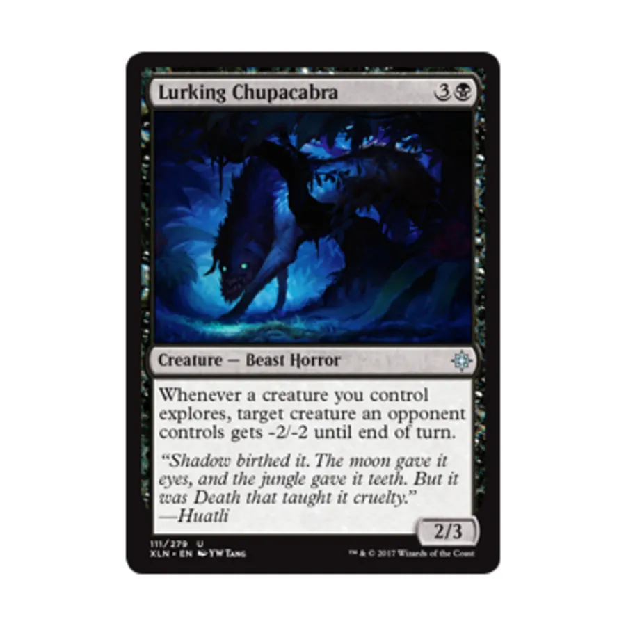 CCG Затаившаяся чупакабра (U), MTG - Ixalan
CCG Затаившаяся чупакабра (U), MTG - Ixalan