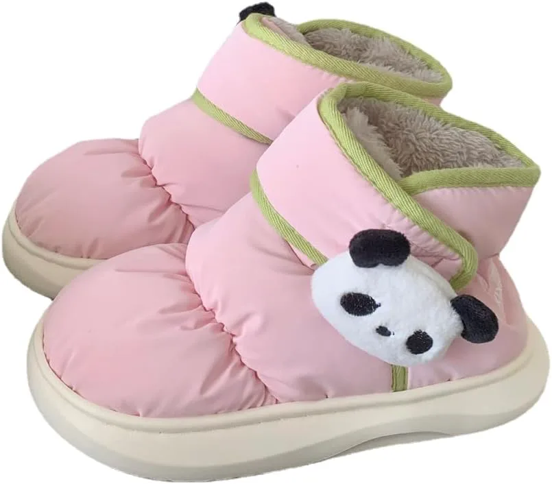 Уличный стиль Милая панда Зимние снежные ботинки для женщин и мужчин Тапочки для пар Водонепроницаемые Нескользящие зимние обувь Plonme, розовый
Уличный стиль Милая панда Зимние снежные ботинки для женщин и мужчин Тапочки для пар Водонепроницаемые Нескользящие зимние обувь Plonme, розовый
