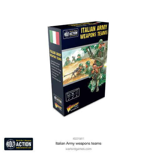 Фигурки Italian Army Weapons Teams Warlord Games
Фигурки Italian Army Weapons Teams Warlord Games