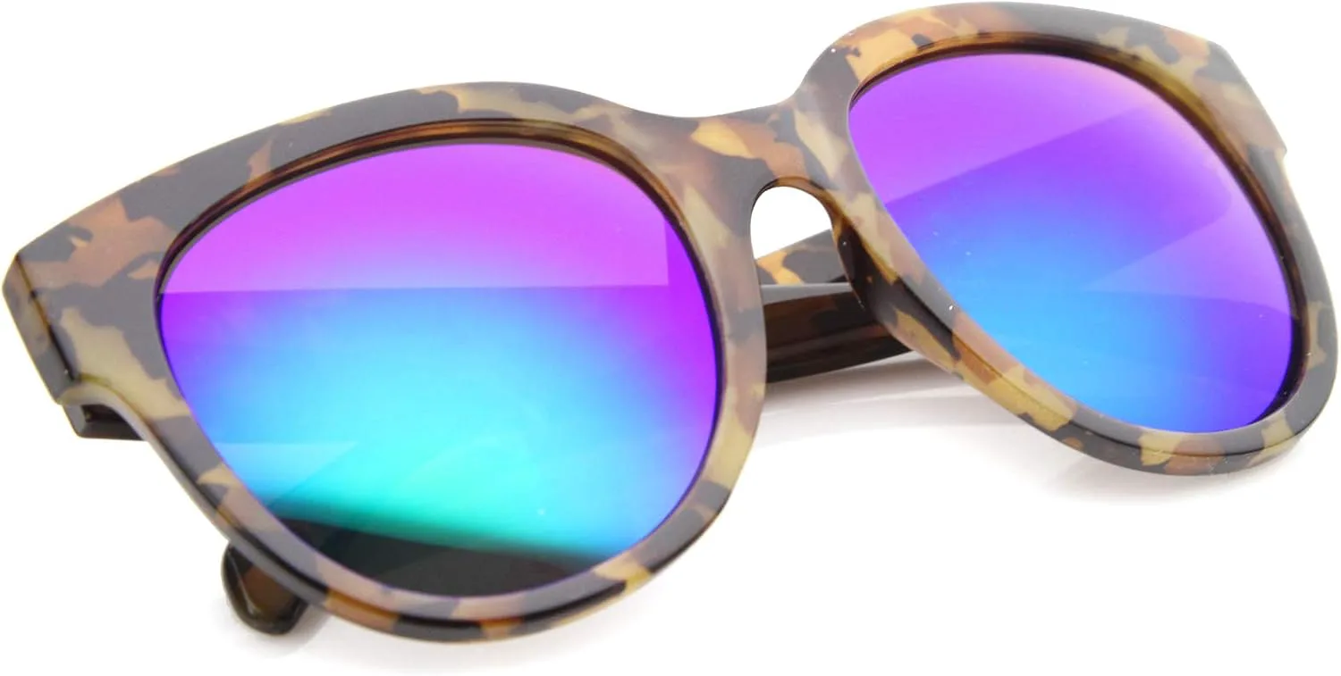 Солнцезащитные очки zeroUV Oversize Block Tortoise с толстой оправой и зеркальными линзами, круглые, в роговой оправе, 55 мм, Brown-block-tortoise / Blue Mirror
Солнцезащитные очки zeroUV Oversize Block Tortoise с толстой оправой и зеркальными линзами, круглые, в роговой оправе, 55 мм, Brown-block-tortoise / Blue Mirror