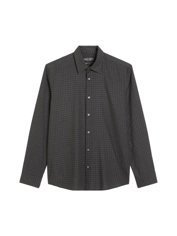 Обычная рубашка темно-серого цвета Marc O'Polo
Обычная рубашка темно-серого цвета Marc O'Polo