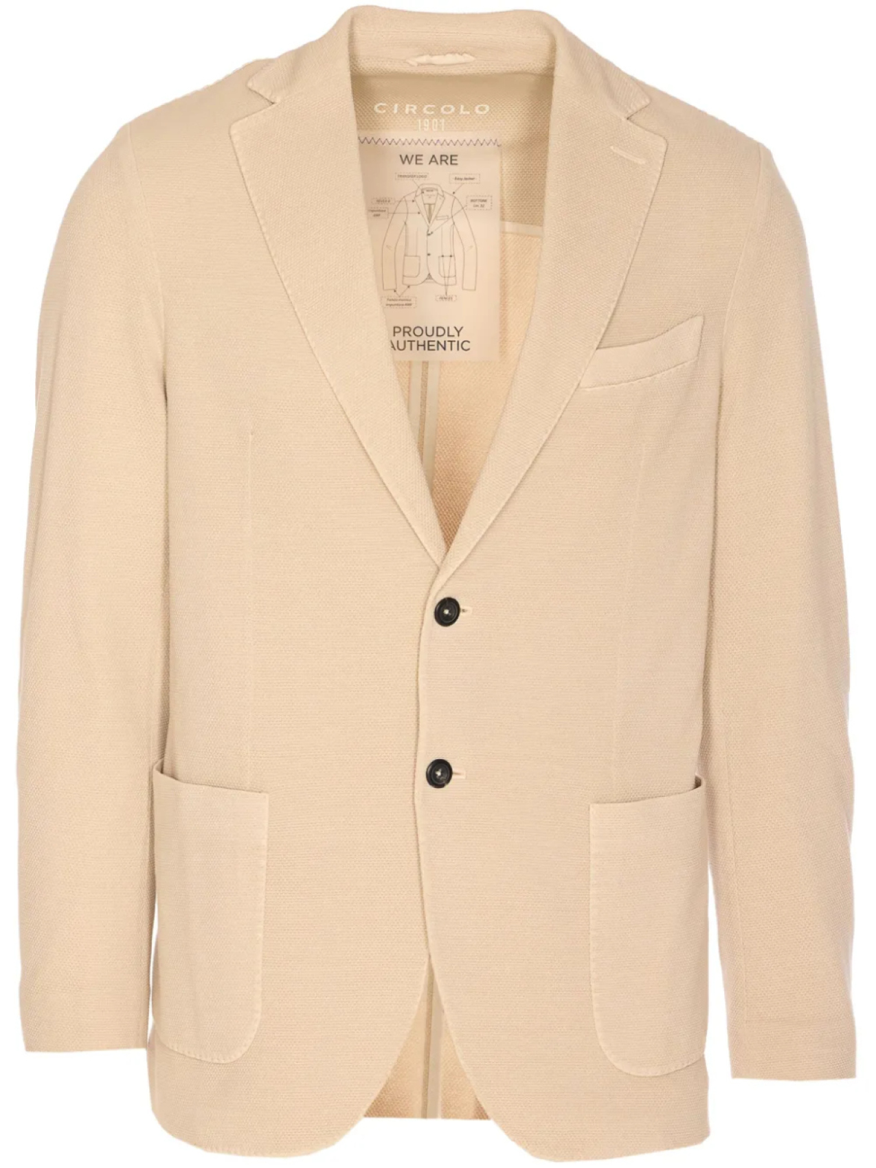 Circolo 1901 однобортный пиджак, нейтральный
Circolo 1901 однобортный пиджак, нейтральный