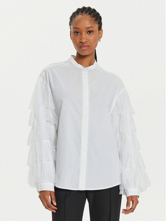 Рубашка свободного кроя Twinset, белый
Рубашка свободного кроя Twinset, белый