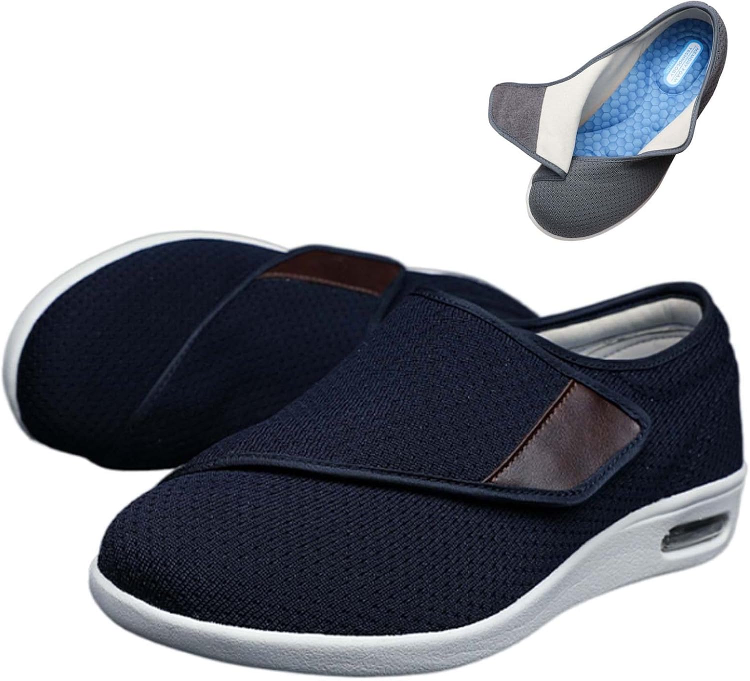 Легкие кроссовки для ходьбы, плюс удобные обувь для расширения, регулируемые при опухании стопы, противоскользящие, с двойной стелькой и воздушной подушкой, мужские кроссовки для ходьбы, размер 13.5 Generic, синий
Легкие кроссовки для ходьбы, плюс удобные обувь для расширения, регулируемые при опухании стопы, противоскользящие, с двойной стелькой и воздушной подушкой, мужские кроссовки для ходьбы, размер 13.5 Generic, синий