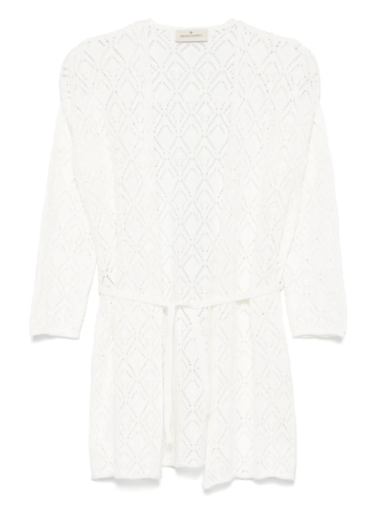 Ажурный кардиган Bruno Manetti, белый
Ажурный кардиган Bruno Manetti, белый