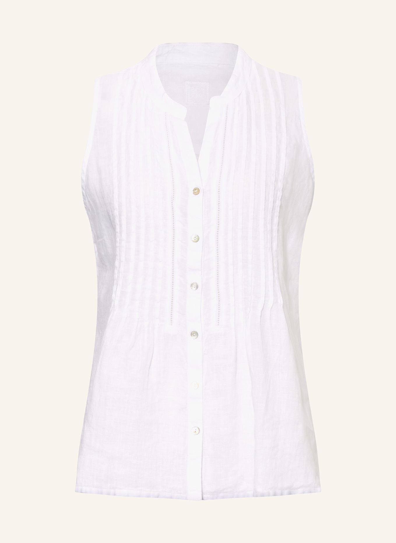 Верх блузки из льна 120%Lino, белый
Верх блузки из льна 120%Lino, белый