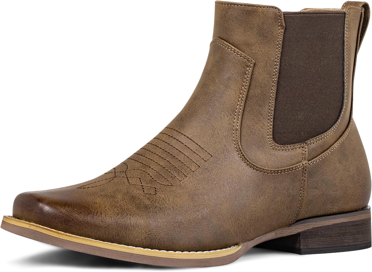 Ковбойские сапоги для мужчин с квадратным носком Челси Мужские западные ботинки Повседневная обувь Ботинки до щиколотки Wrangwalker, темно-коричневый
Ковбойские сапоги для мужчин с квадратным носком Челси Мужские западные ботинки Повседневная обувь Ботинки до щиколотки Wrangwalker, темно-коричневый