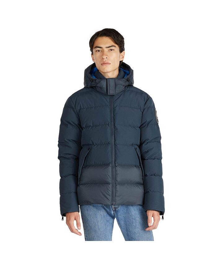 Мужская стеганая куртка-пуховик смешанного цвета Valby Pajar, синий
Мужская стеганая куртка-пуховик смешанного цвета Valby Pajar, синий