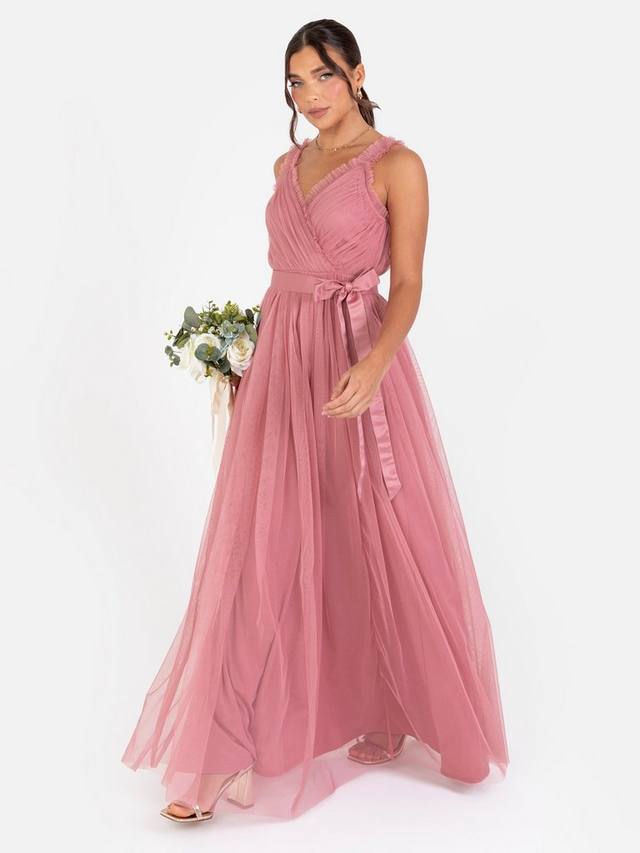Макси-платье с оборчатым обернутым лифом Anaya With Love, цвет Dusty Rose
Макси-платье с оборчатым обернутым лифом Anaya With Love, цвет Dusty Rose